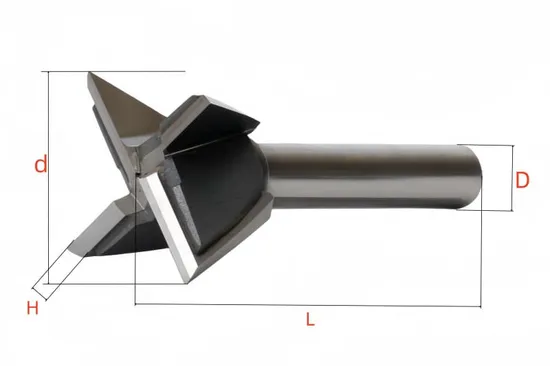 Tungsten Carbide Tipped End Mill with 0.39 Inch Shank Radius Core Cost-Effective End Mill